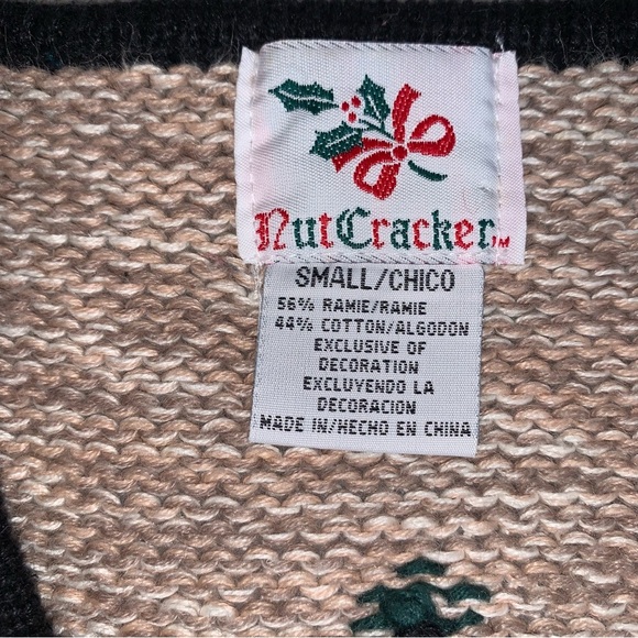 Vintage Nutcracker Christmas Sweater Vest 90’s Size Small - Picture 5 of 5